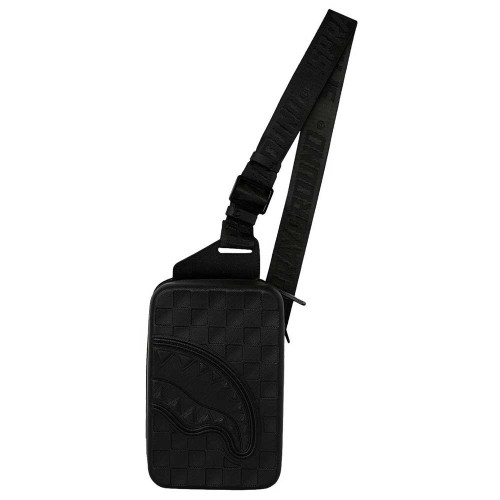Sprayground Τσαντάκι ώμου Raised Check Hard Shell Sling Bag